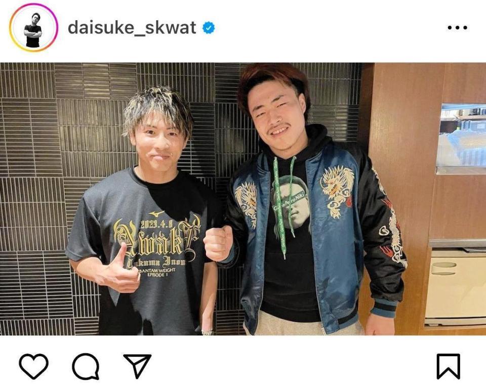 １０人ニキのインスタグラム＠ｄａｉｓｕｋｅ＿ｓｋｗａｔより