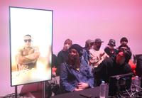 　リモートで出演するＳＡＴＯＲＵ（撮影・堀内翔）