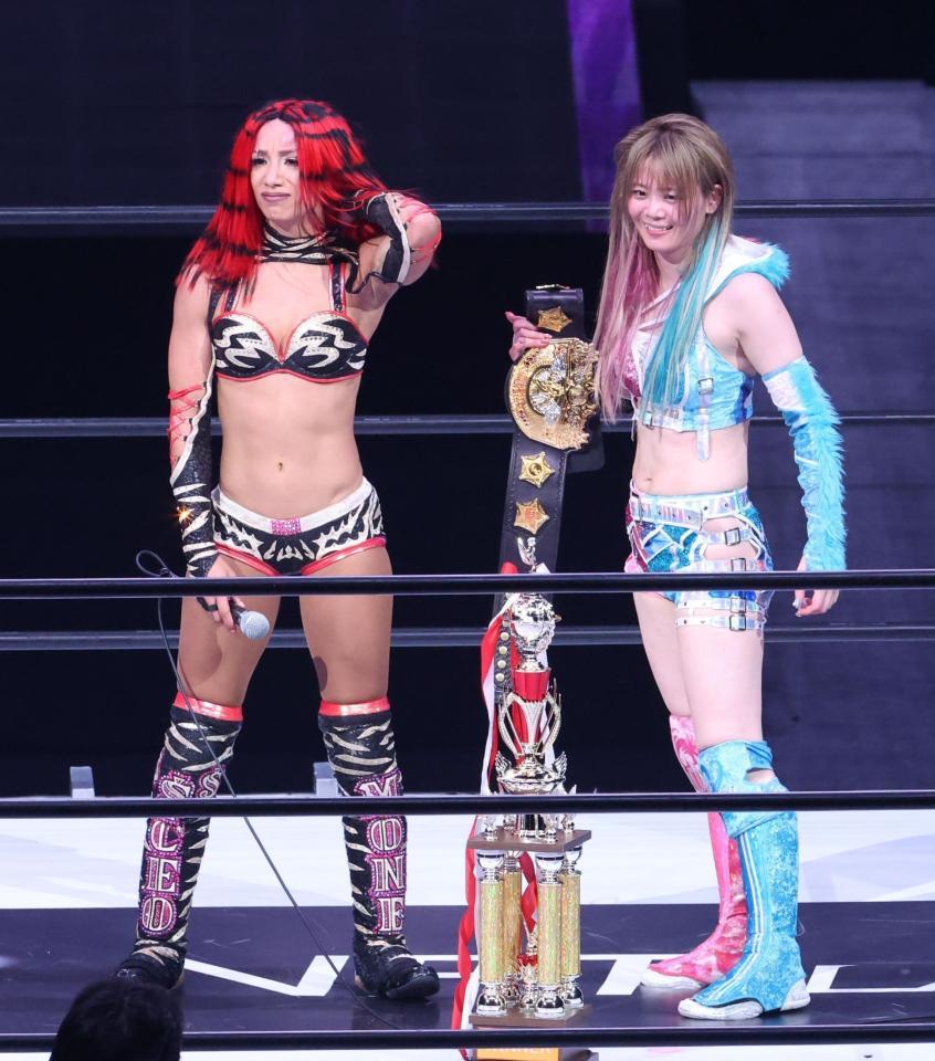 スターダム モネが王座から陥落 岩谷麻優が初王座 IWGP女子選手権