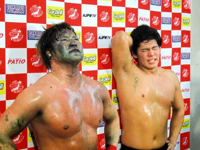 全日本屈辱 宮原、安斉組がホーム興行で新日本の内藤、BUSHI組に敗れる 安斉「もう一回やらせろ!」