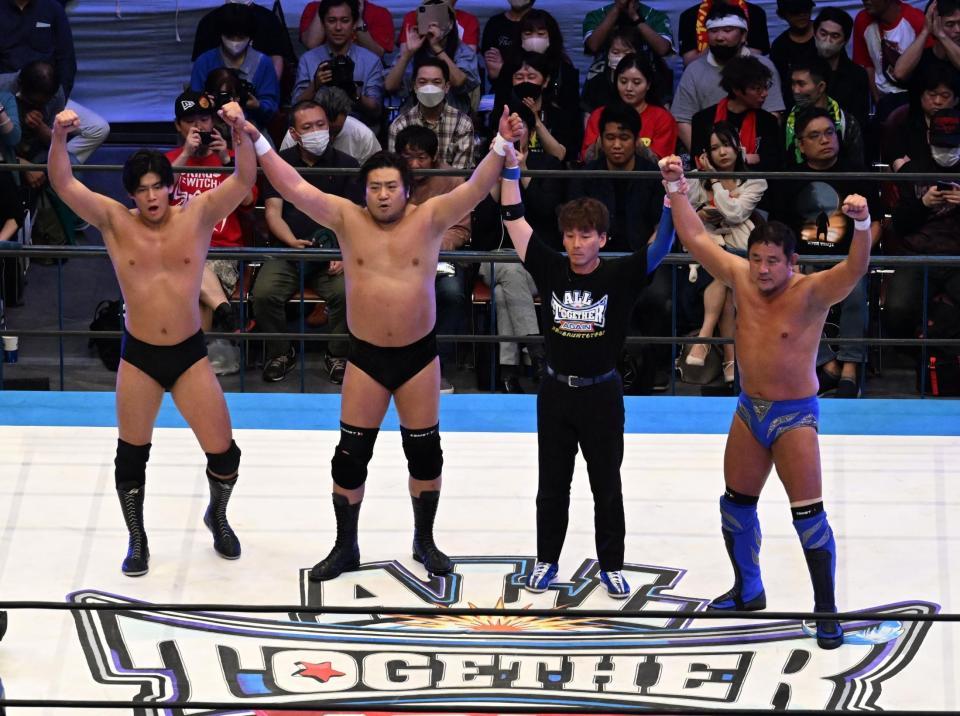 　勝利した諏訪魔組