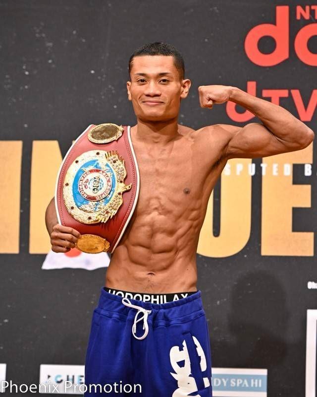 　世界戦を目指しアジアパシフィック王者を返上した平岡アンディ〈大橋ジム提供〉