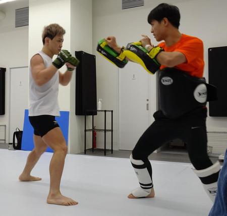 　２４日の「ＲＩＺＩＮ．４３」に出場する朝倉未来１年チャレンジ１期生の西谷大成