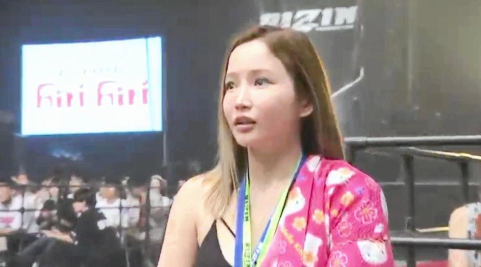 　久保優太の試合を見守る元妻、サラ＝ＲＩＺＩＮ　ＦＦ