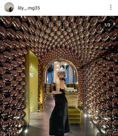 　清水ゆりのインスタグラム（＠ｌｉｌｙ．＿．ｍｇ３５）から