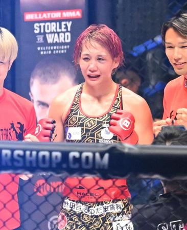 　勝利した渡辺華奈