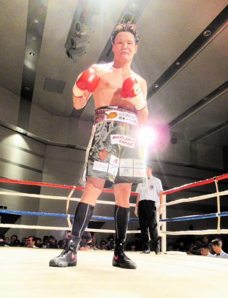 　再起戦で完勝した野中