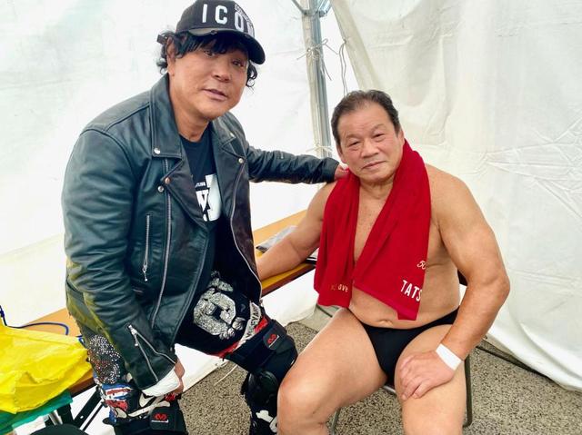 ドラゴン藤波と大仁田厚が一触即発と思いきや、大仁田呼びかけも藤波