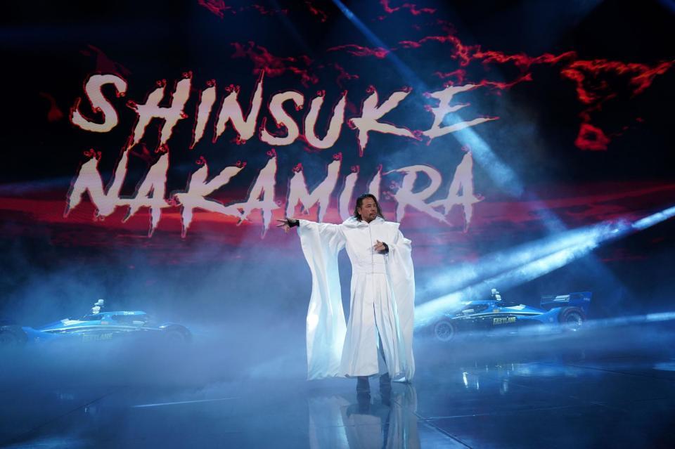 　ＷＷＥ世界ヘビー級王座獲得に失敗した中邑真輔「（Ｃ）ＡｂｅｍａＴＶ，Ｉｎｃ」提供．