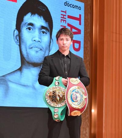 井上尚弥　タパレスに完勝宣言「圧倒的強さで」　１年で２階級統一のスピード偉業へ　「自分の力が出せる階級」