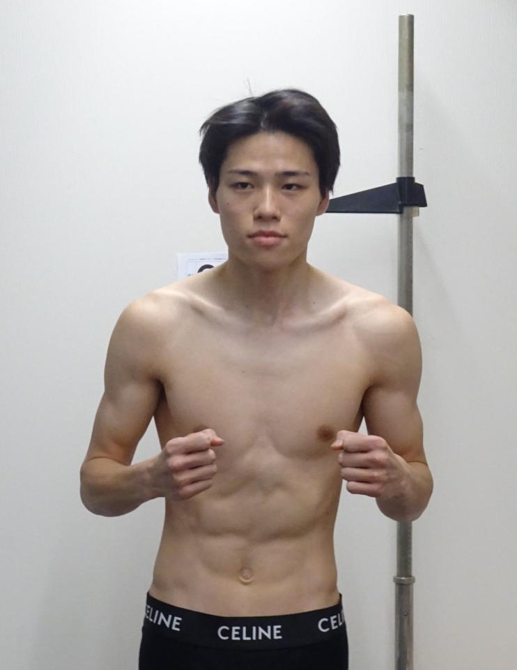 　東日本新人王トーナメントライト級決勝に出場するＳｅｘｙ　Ｚｏｎｅ菊池風磨の弟・音央（新日本木村）は計量パス