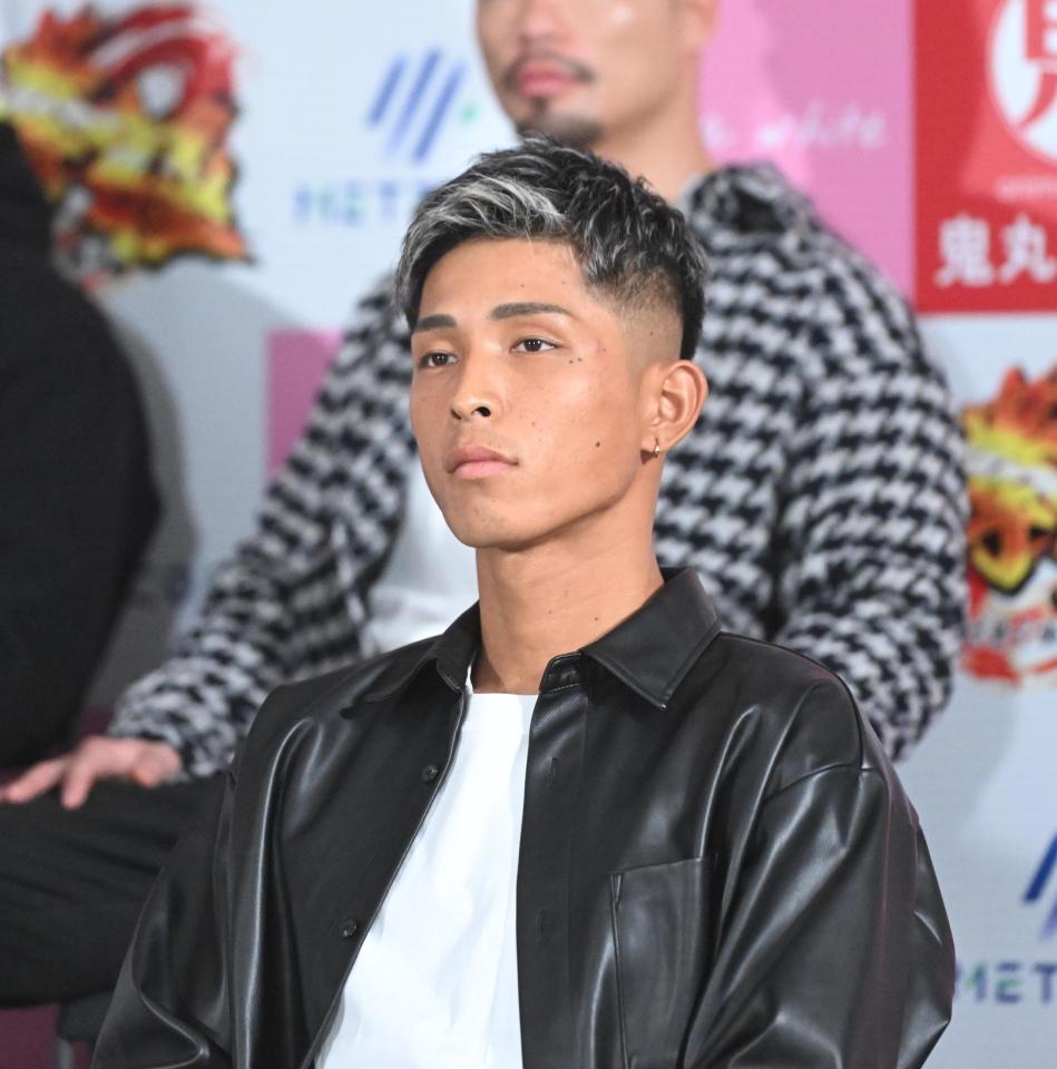 　ＢｒｅａｋｉｎｇＤｏｗｎ１０前日会見に出席した外枦保尋斗（撮影・堀内翔）