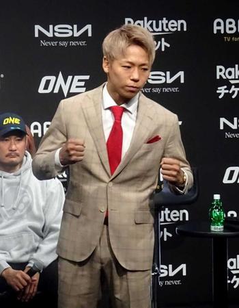 　来年１月２８日にロッタンと対戦する武尊