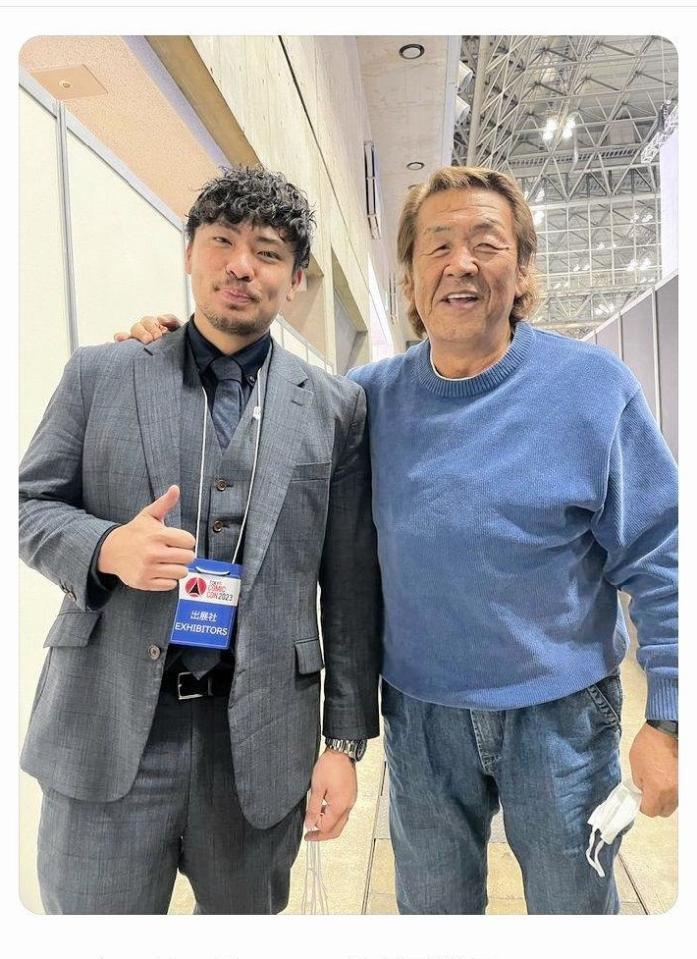 　長州力の公式インスタグラム＠ｒｉｋｉｃｈａｎｎｅｌ１２０３より