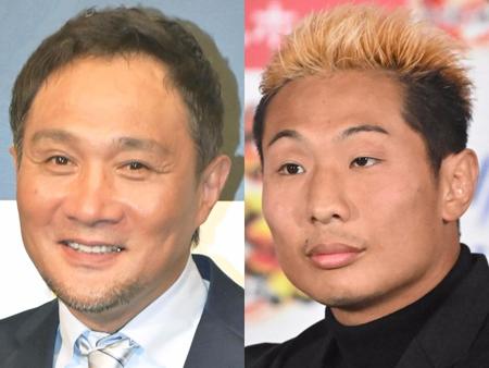 　竹原慎二氏（左）と樋口武大