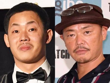 　ザ・マミィの酒井貴士（左）、那須川天心の父・弘幸さん
