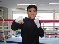 　公開練習を行ったジェルウィン・アンカハス