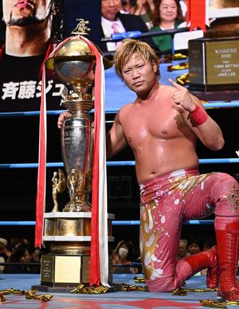 　優勝した宮原健斗