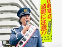 　神奈川県警田浦警察署の一日署長を務めた大仁田厚