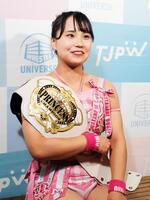 　水波綾の挑戦を笑顔で歓迎する渡辺未詩