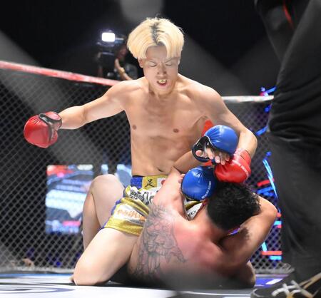 ＢＤ王者・井原良太郎が米国の喧嘩無敗ボクサーを撃破　日米対抗戦で初ＭＭＡ完勝　朝倉も評価「可能性秘めてる」