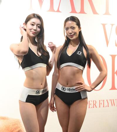 大みそか彩るラウンドガールが会見「お尻が見どころ」　井岡戦中止に「残念」も「盛り上げられたら」と意気込み