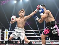 　２回、金芸俊（右）を攻める井上尚弥