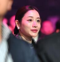 　観戦に訪れた石原さとみ（撮影・堀内翔）