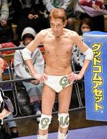 　プロレスラーとして現役続行を宣言したゴージャス松野