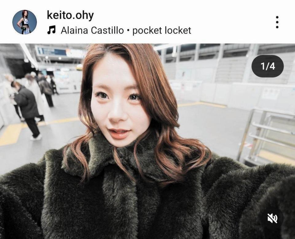 ケイト・ロータスのインスタグラム（＠ｋｅｉｔｏ．ｏｈｙ）から