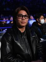 　観戦に訪れた阿部一二三＝２４日