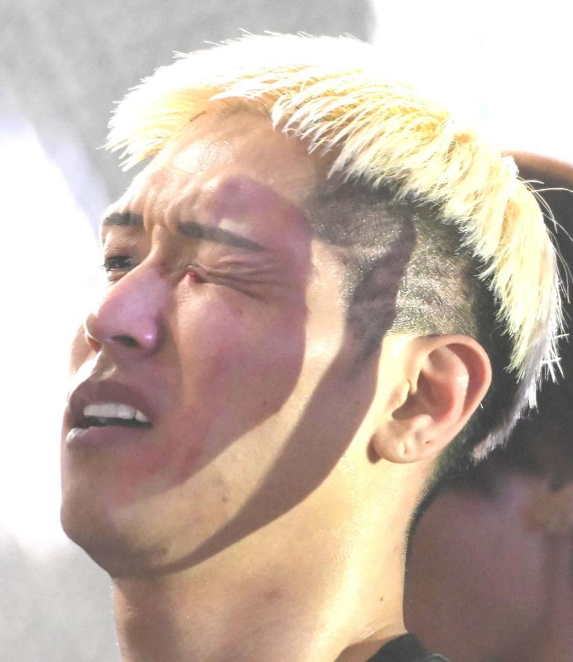 　萩原裕介に敗れた傾奇者（撮影・堀内翔）