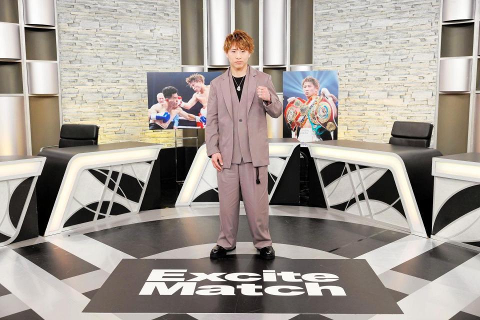 　ＷＯＷＯＷの番組収録に臨み、次戦や将来的な中谷潤人戦に向けた思いを明かした井上尚弥＝ＷＯＷＯＷ提供
