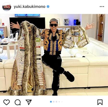傾奇者のインスタグラム＠ｙｕｋｉ．ｋａｂｕｋｉｍｏｎｏより