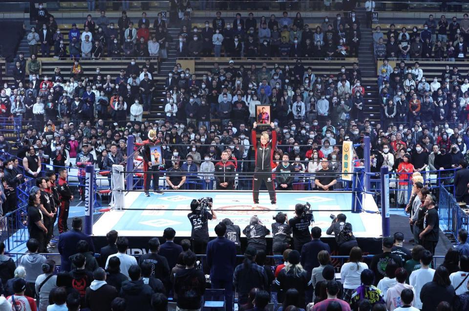 　グラン浜田さん、西村修さんの追悼セレモニー