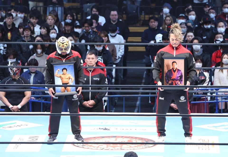 　グラン浜田さん、西村修さんの追悼セレモニー