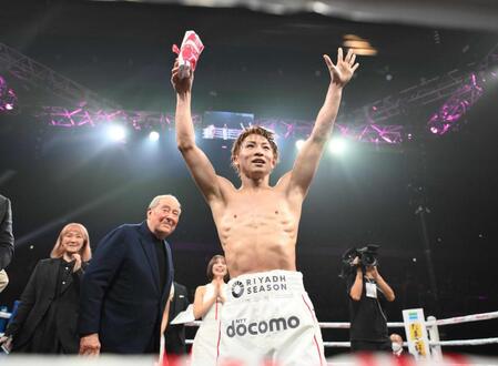 　ラスベガスでの次戦を発表した井上尚弥