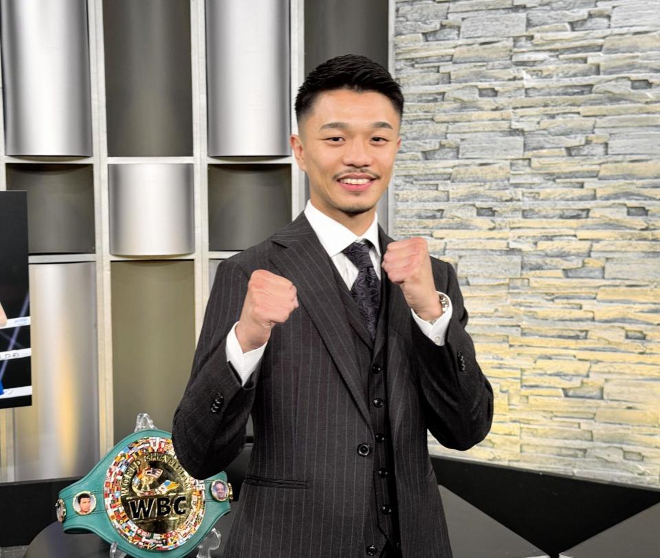 　ＷＯＷＯＷの番組収録を行った中谷潤人