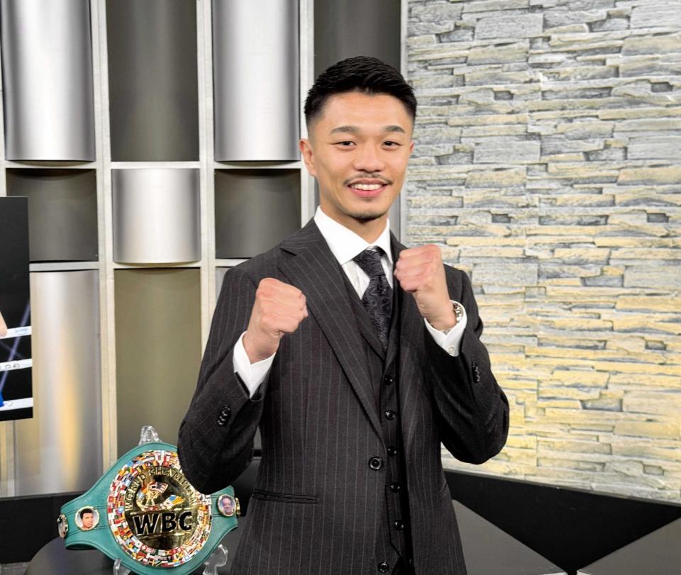 　ＷＯＷＯＷの番組収録を行った中谷潤人