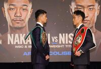 〈新品〉中谷潤人×西田凌佑 統一戦記念タオル 相思相愛！中谷潤人VS西田凌佑の統一戦が6・8決定 西田