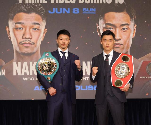 中谷潤人ＶＳ西田凌佑６・８統一戦決定