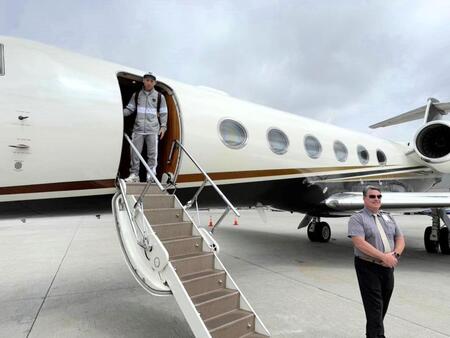 　渡米し、ロサンゼルスから決戦の地ラスベガスへ弾丸移動を行った井上尚弥＝大橋ジム提供