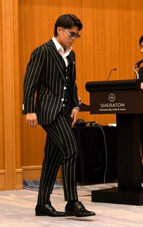 　世界王者・ブライアン・ノーマンＪｒに挑戦する佐々木尽（撮影・佐藤厚）