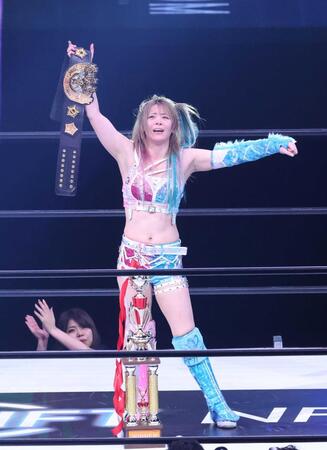 　新王者になった岩谷麻優＝２３年４月