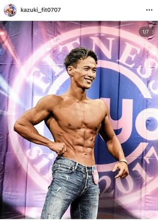 　阿部一樹のインスタグラム＠ｋａｚｕｋｉ＿ｆｉｔ０７０７より