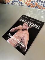 　ラスベガスのエンターテインメント情報などが載るフリーペーパー「ラスベガスマガジン」の表紙を飾った井上尚弥