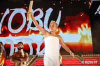 　オープニングに登場した神取忍ⓒＲＩＺＩＮ　ＦＦ