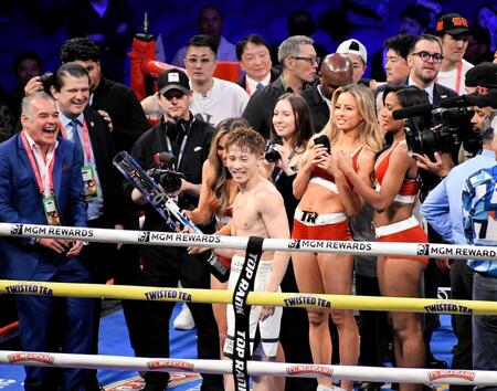 井上尚弥　伝説超え！７７年ぶりジョー・ルイスの記録更新　聖地ベガスも総立ち　世界戦２３度目ＫＯ勝利