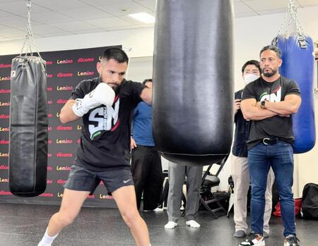 憧れは「タイソン、井上尚弥」５・２８力石政法と世界戦ヌニェスが公開練習　大橋秀行会長は警戒「リカルド・ロペス、怪物級と遜色ない」