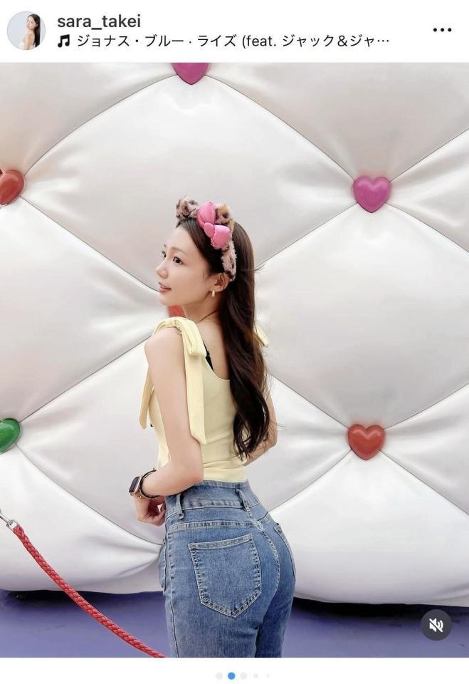 　武井さらのインスタグラム＠ｓａｒａ＿ｔａｋｅｉより